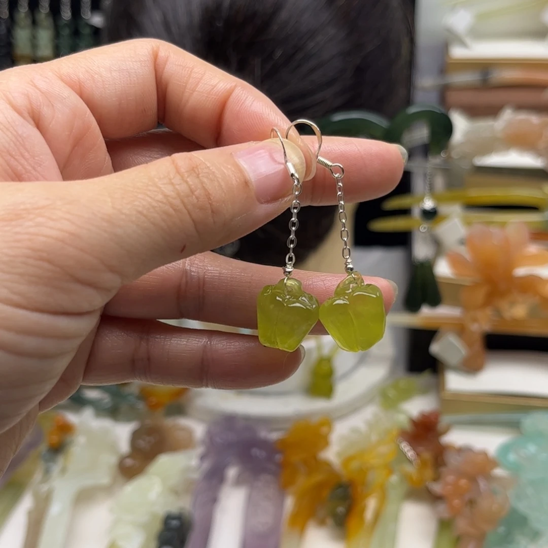 蛇纹石玉合金发簪