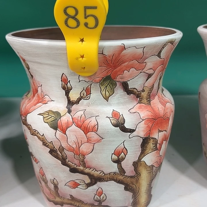 紫砂花盆水晶花盆85瑕疵