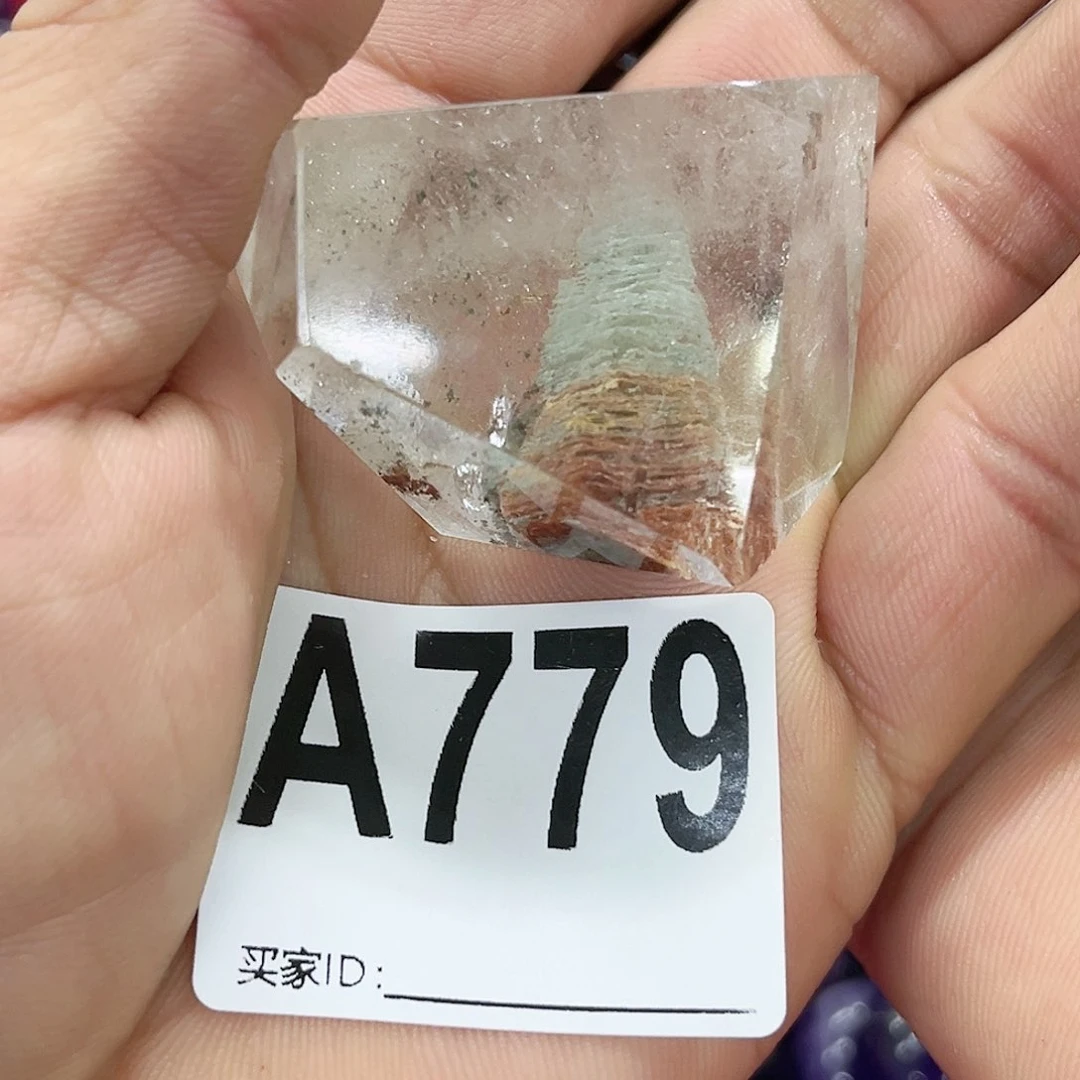 水晶天然水晶有棉有裂完美主义者谨慎下单未镶嵌冷*?