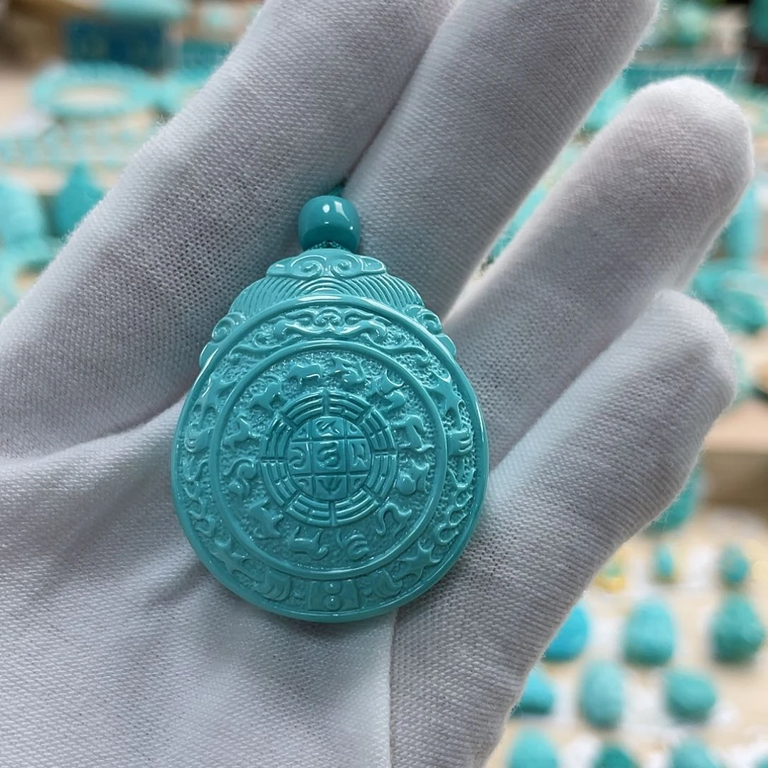 绿松石珠宝奇石未镶嵌