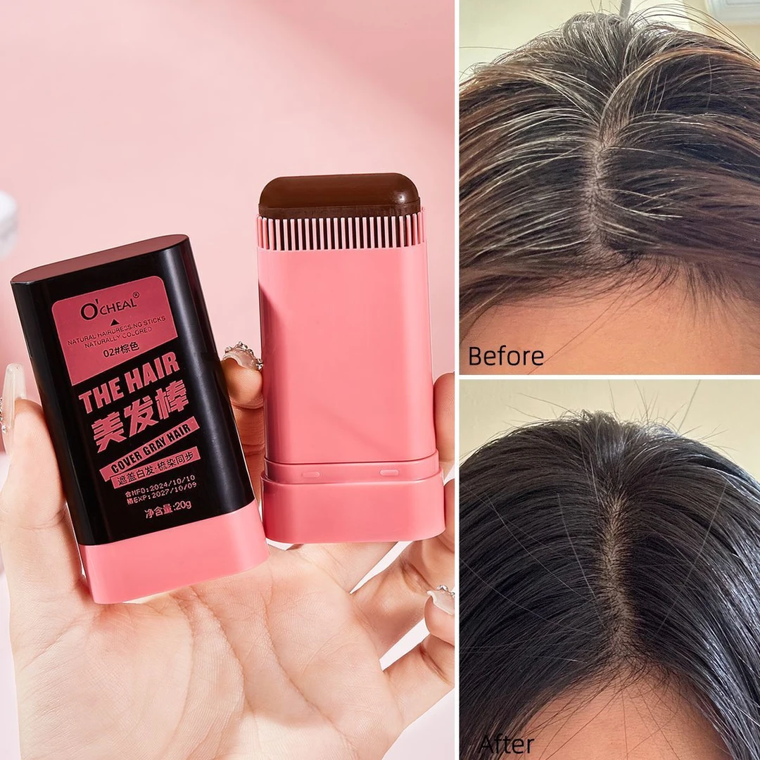 欧倩雅自然美遮盖白发不伤发发棒清洁