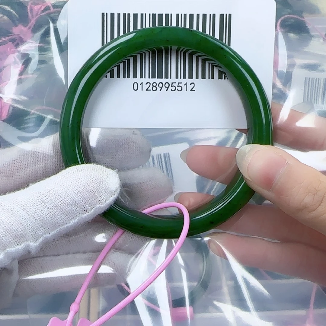 和田玉（碧玉）手镯未镶嵌64