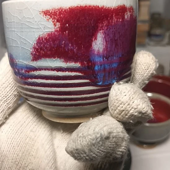 杯老*钧瓷杯子，纯手工制作