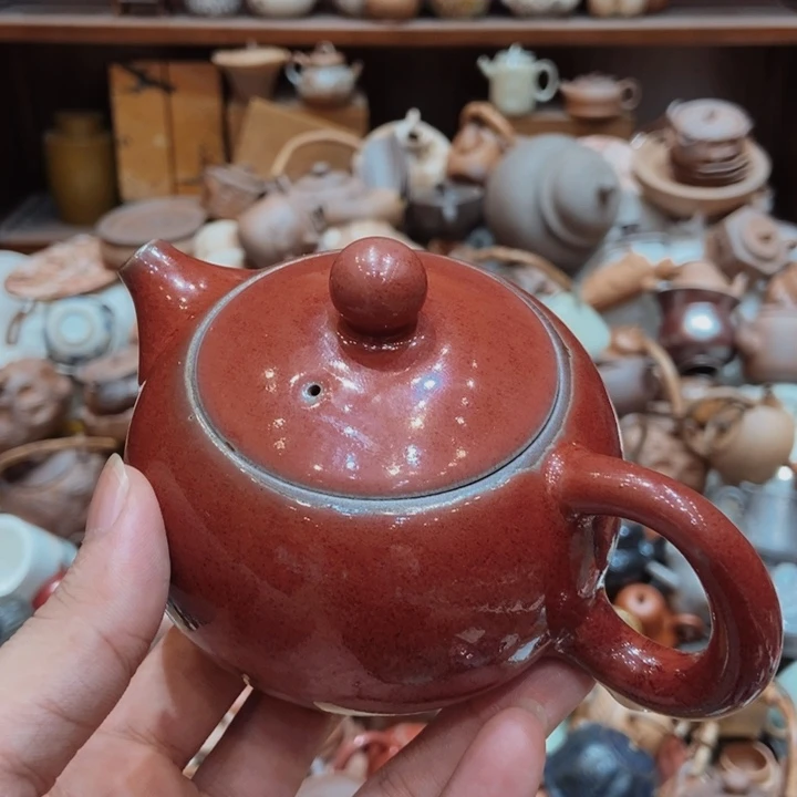 柴烧老岩泥高端茶器