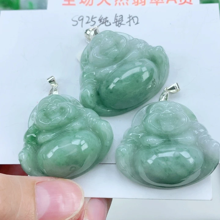 翡翠挂件银S925镶嵌多样性发其1