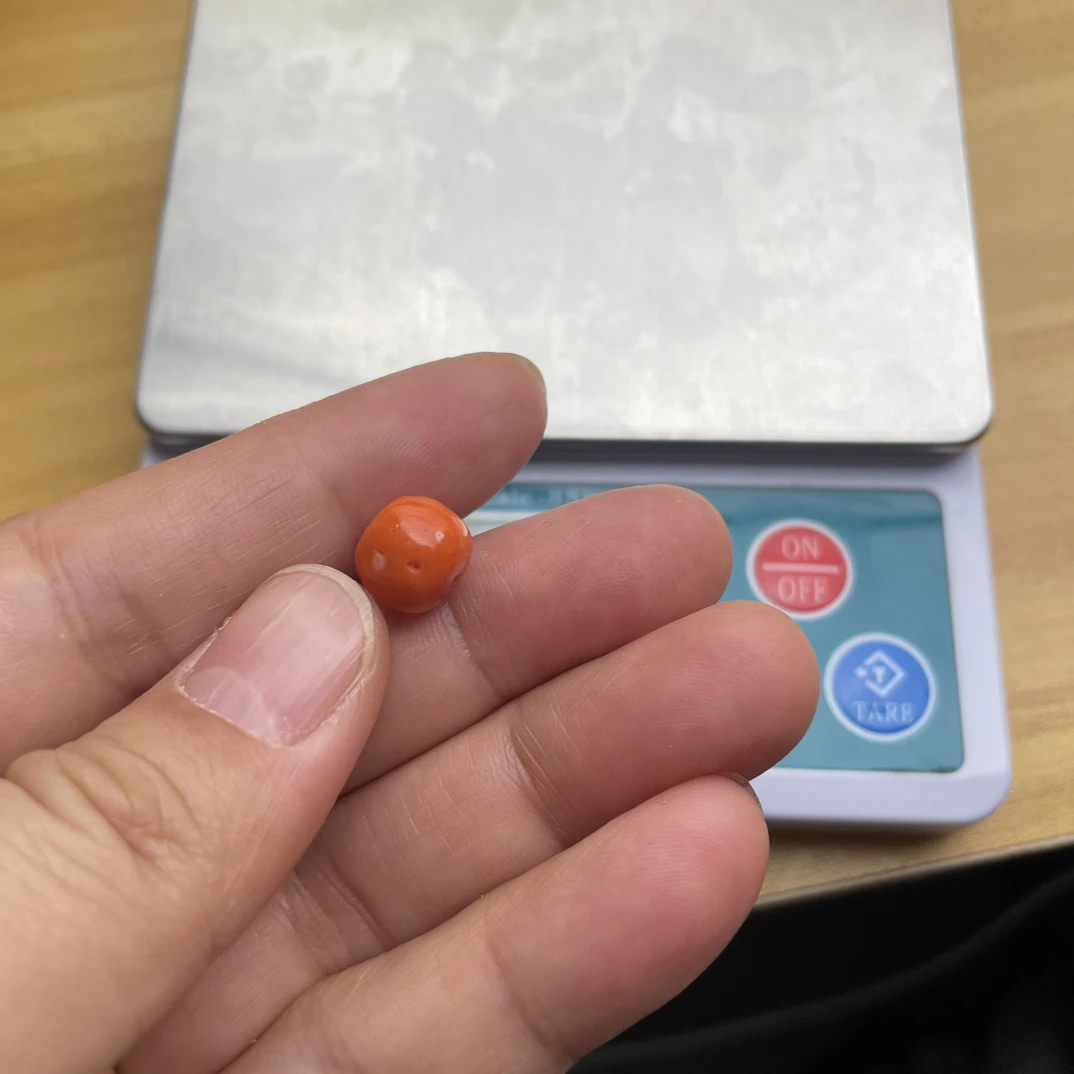 非金属仿珍珠项链 天然珊瑚老型珠腰珠配珠隔珠散珠