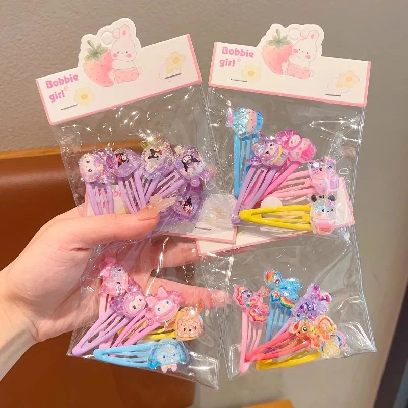 小马宝莉儿童BB夹2025新款可爱女孩前额刘海碎发夹子不伤发侧边夹