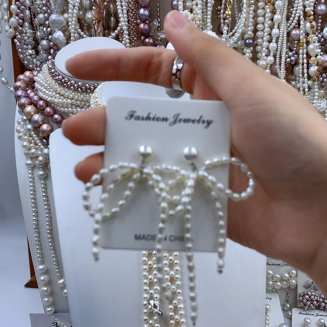 颈饰合金淡水珍珠