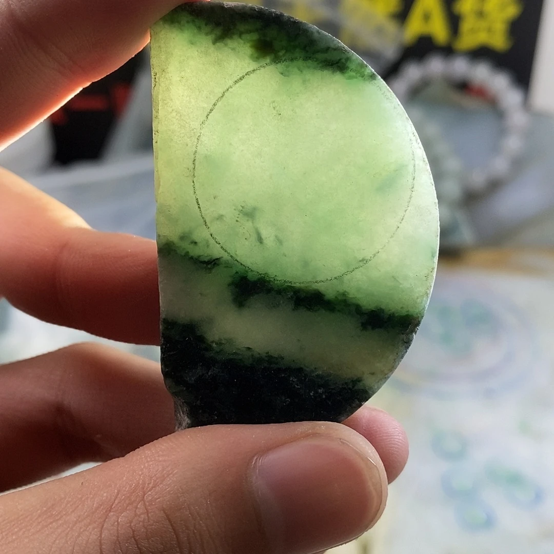 翡翠散珠天然缅甸翡翠a货27