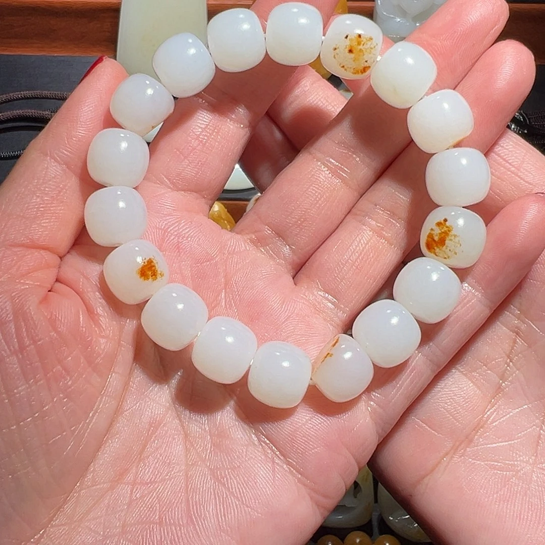 和田玉未镶嵌手串