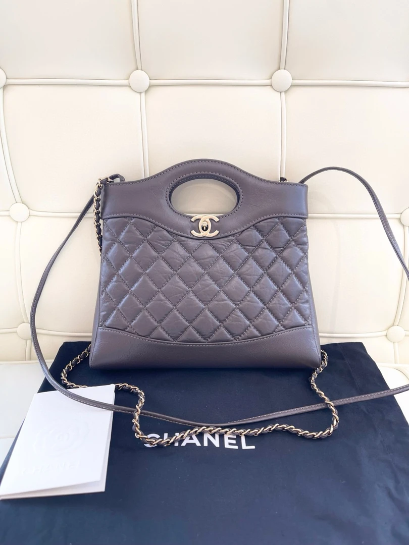 99新 Chanel/香奈儿 118441 chanel香奈儿31bag 巧克力色小号
