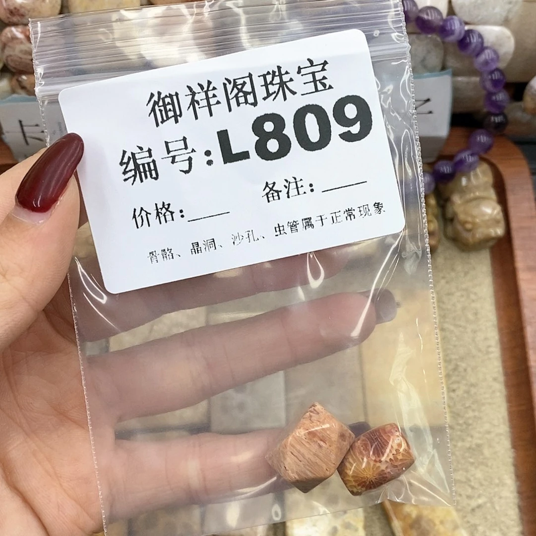 硅化珊瑚（珊瑚玉）L未镶嵌盐*