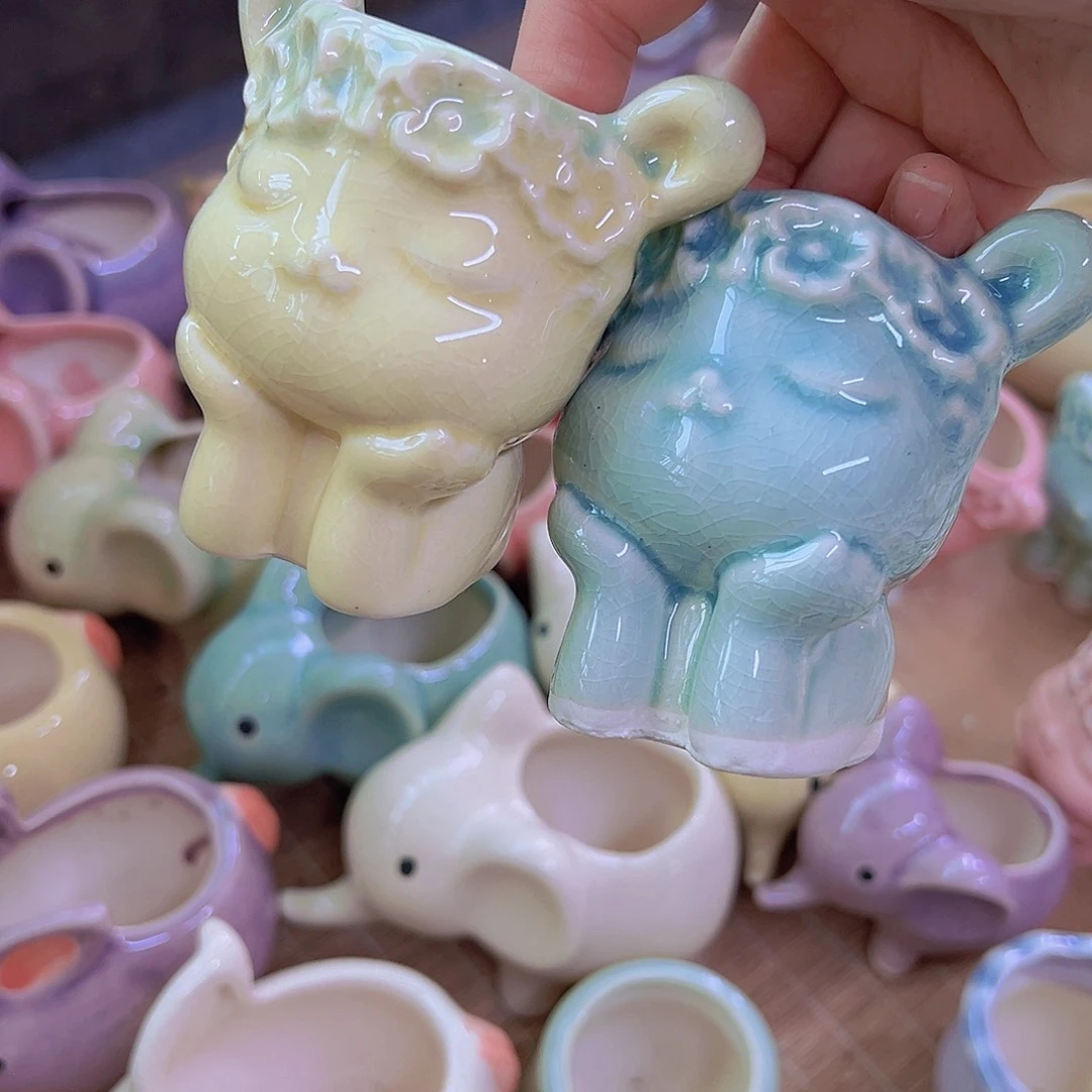 陶瓷花盆单场满12包邮