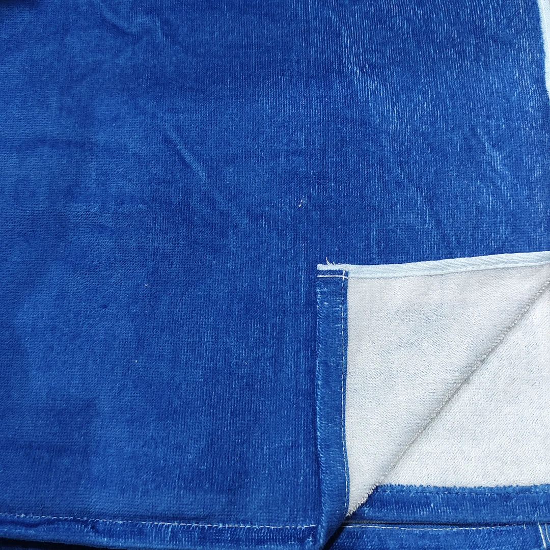 998号毛巾浴巾深蓝浅蓝80*120-300g