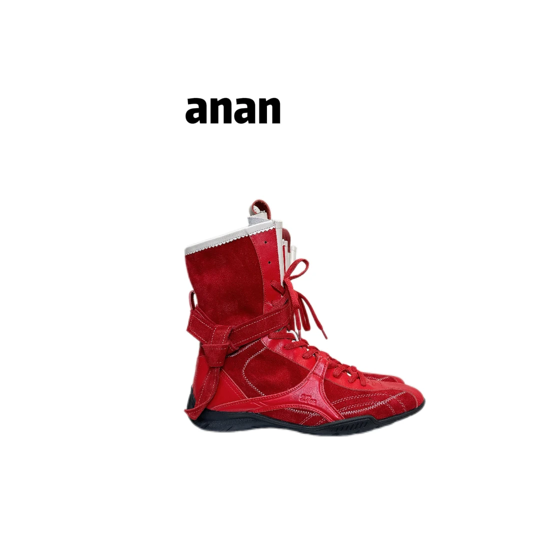 【ANAN】新品四季猎装系列拳击靴时装女靴