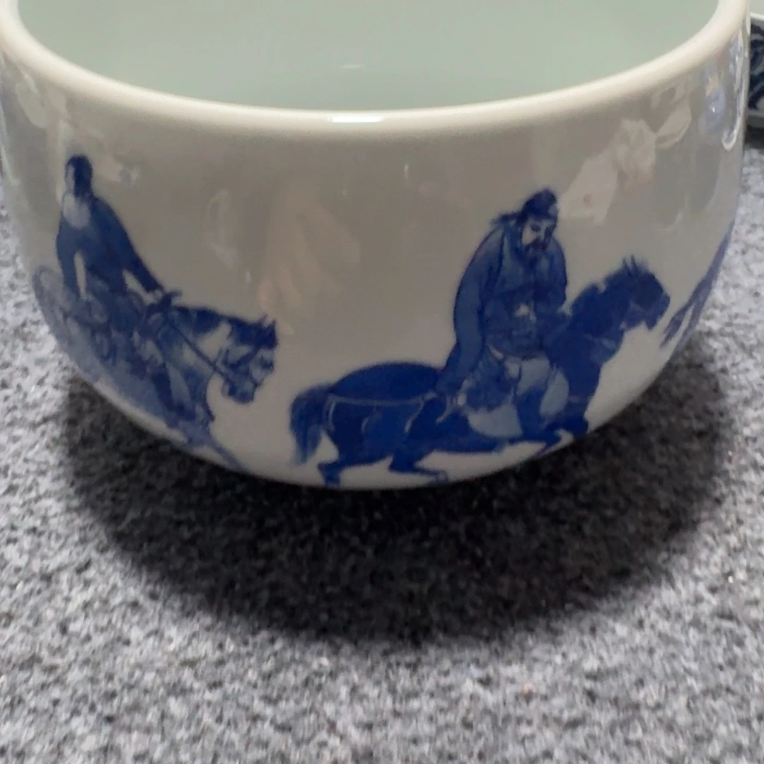 >***逵现代景德镇陶瓷手绘茶具