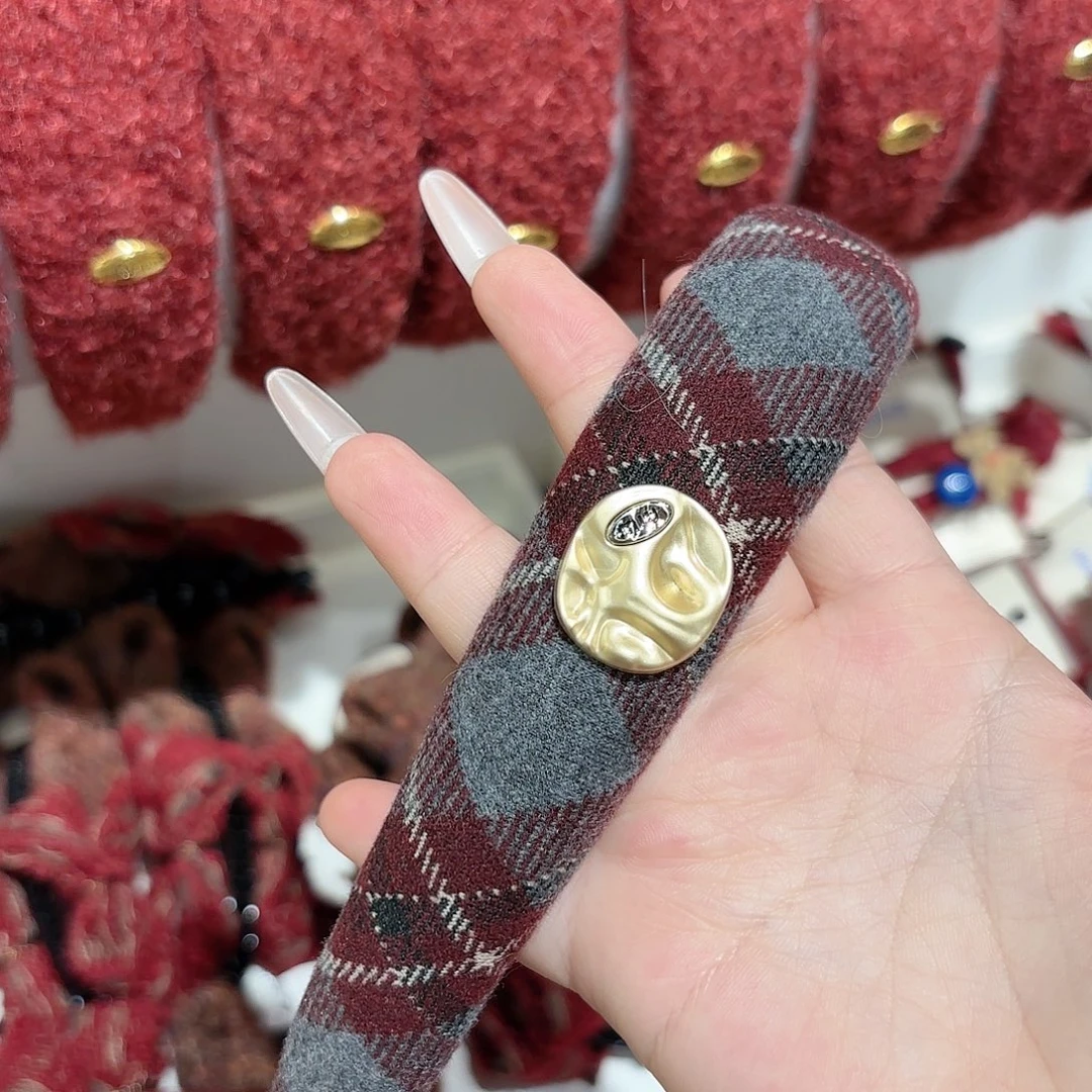皮质铁合金发饰发夹