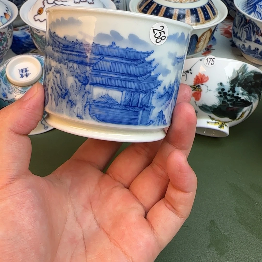 彦祖纯手工手绘茶具258