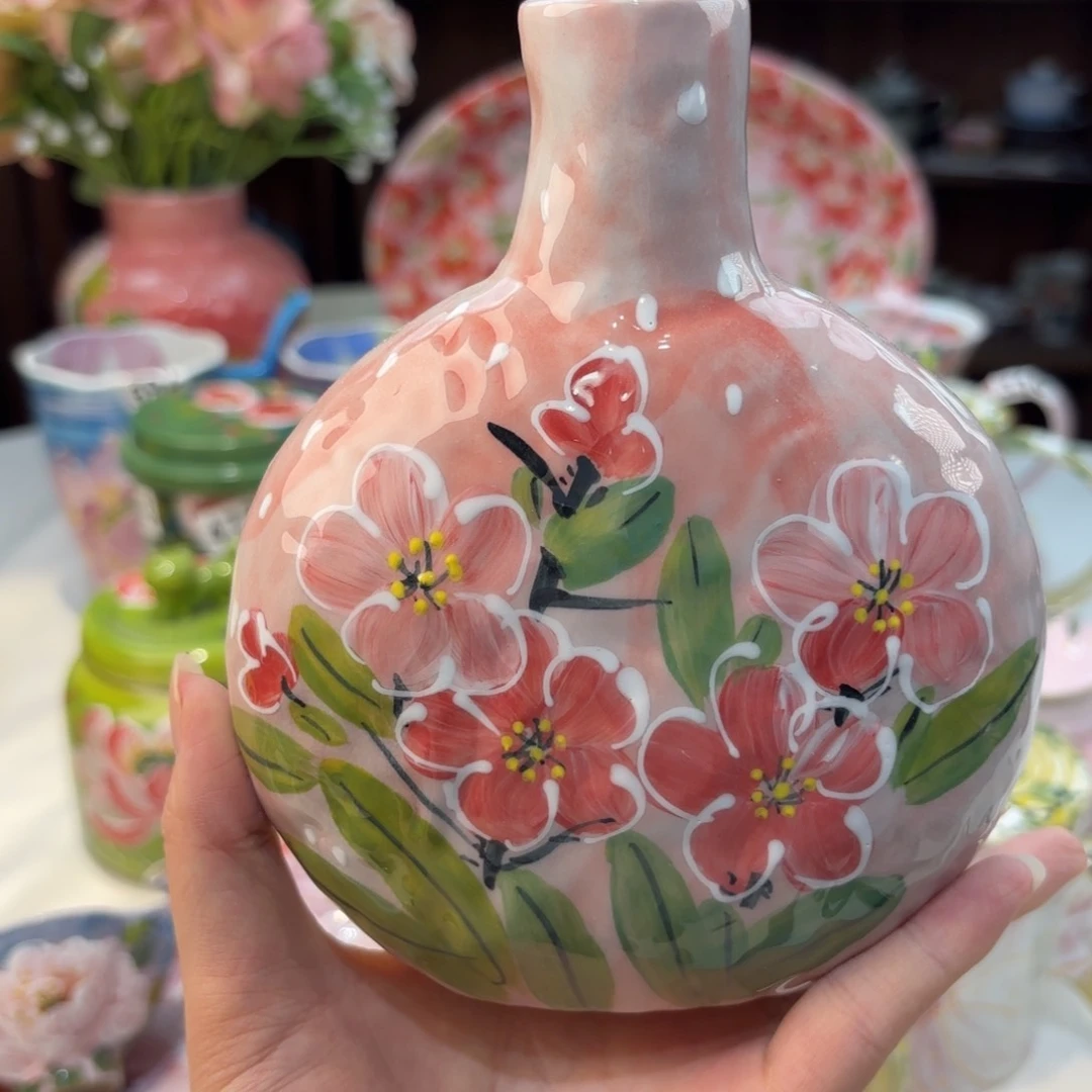 瓷片景德镇手绘高温釉下彩陶瓷茶具