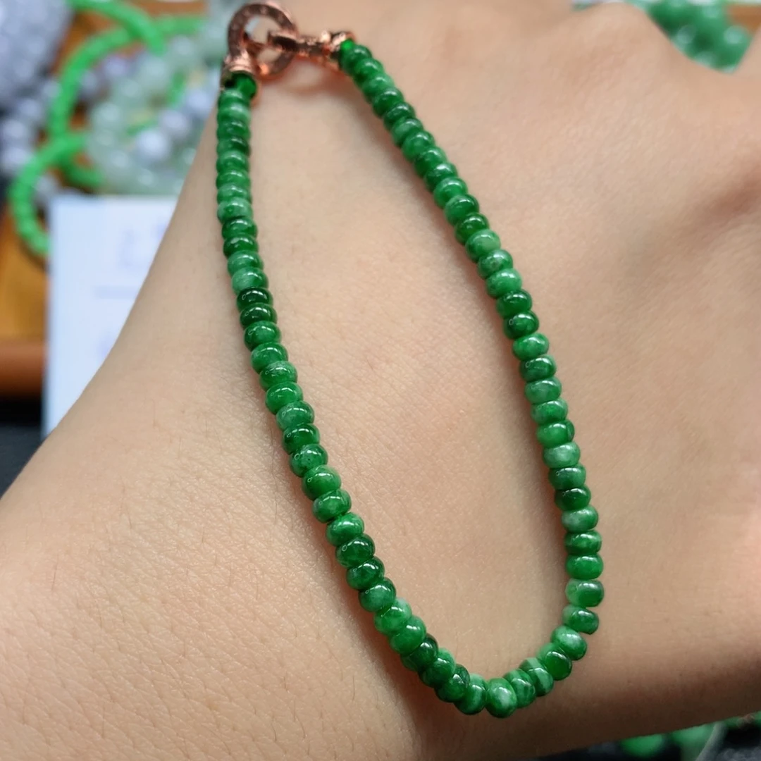 未镶嵌手链翡翠翡翠