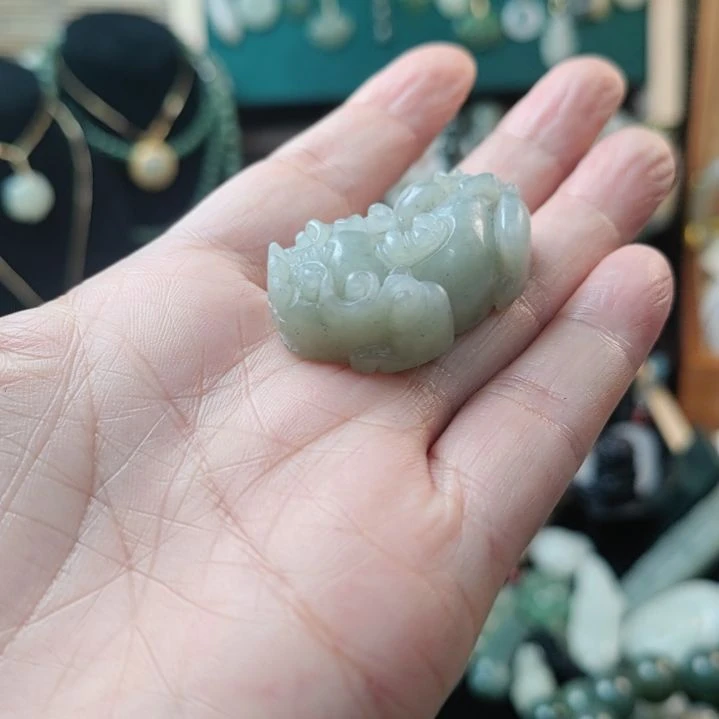 和田玉（青玉）未镶嵌颈饰