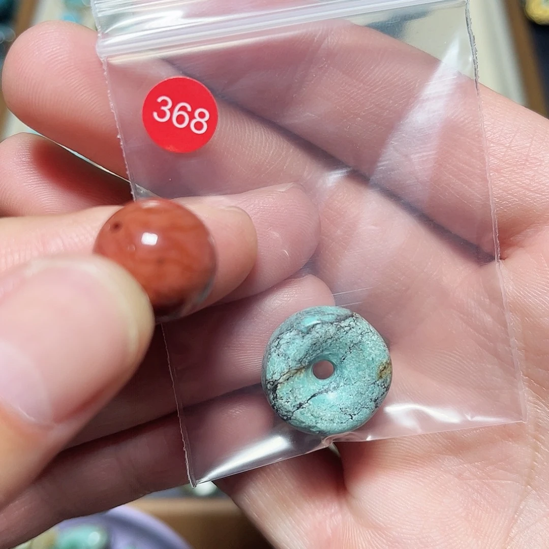玛瑙/玉髓未镶嵌圆珠桶珠老型手串！！