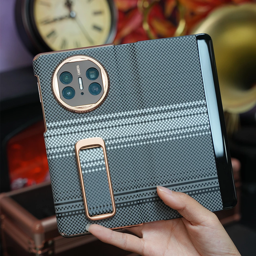 适用于华为matex5/X6腕带支架壳商务旋转手机壳商务幻彩双轴保护