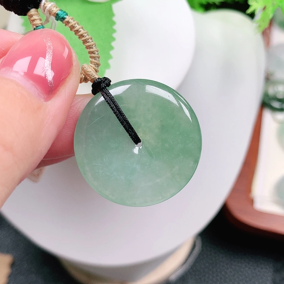 颈饰未镶嵌翡翠平安28-4.8