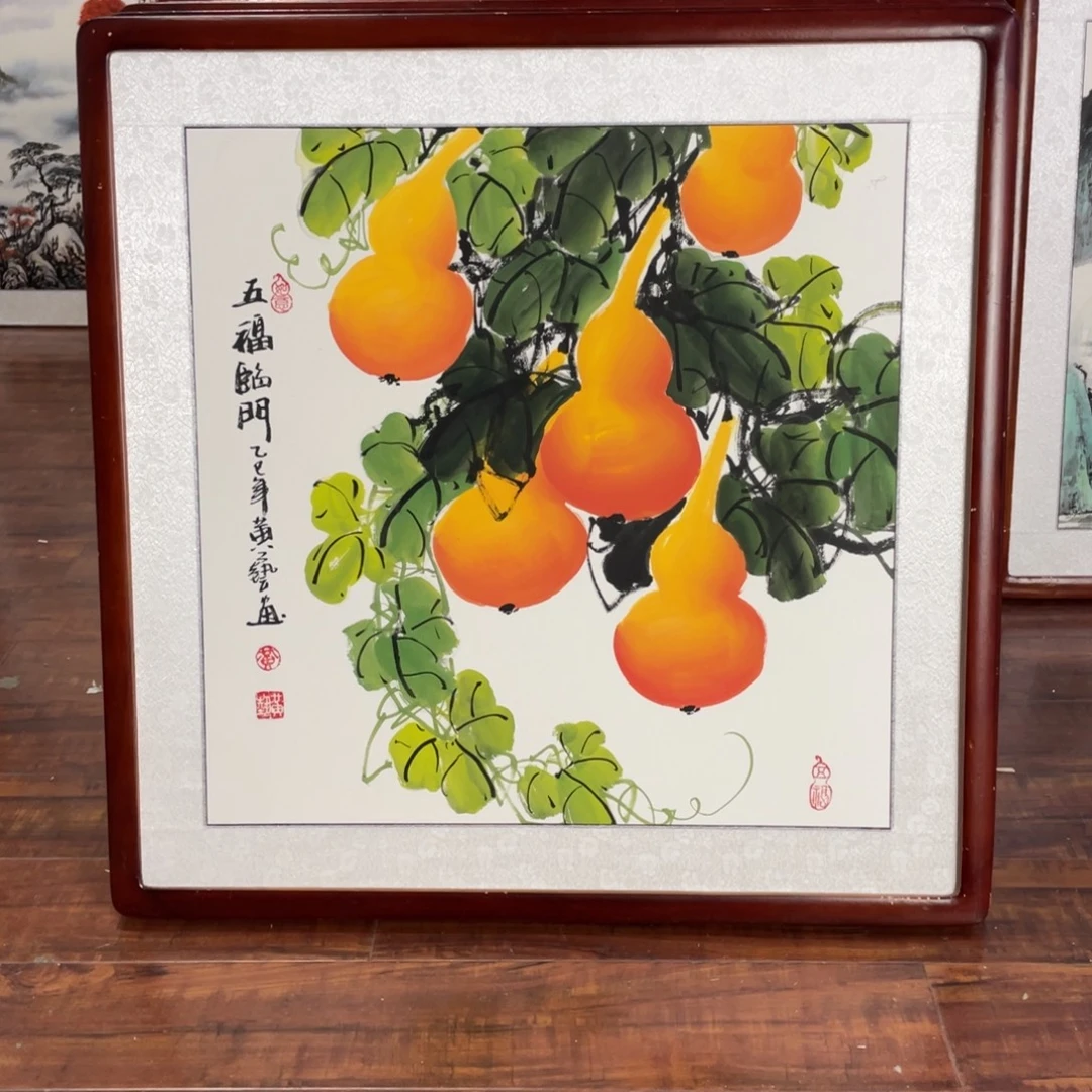 国画带框尺寸63*63厘米
