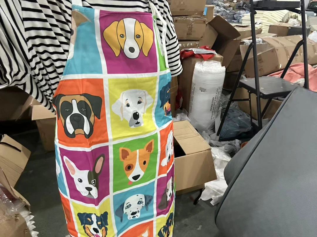 小狗卡通围裙发1个