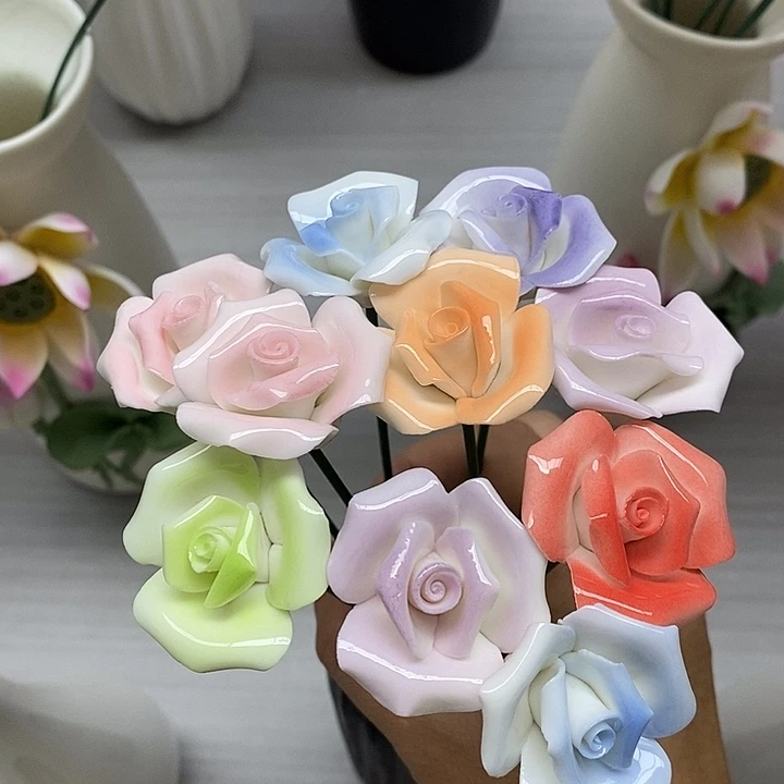 陶瓷陶瓷材料10朵