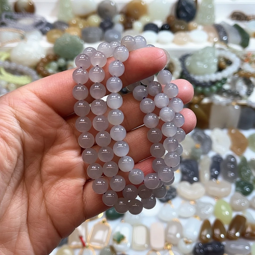 和田玉手串未镶嵌知***…