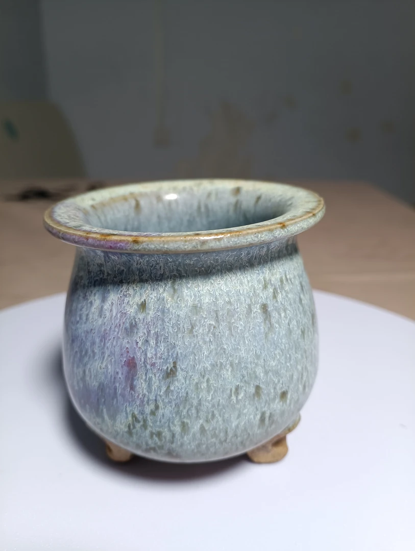 非遗技艺精美钧瓷纯手工流釉