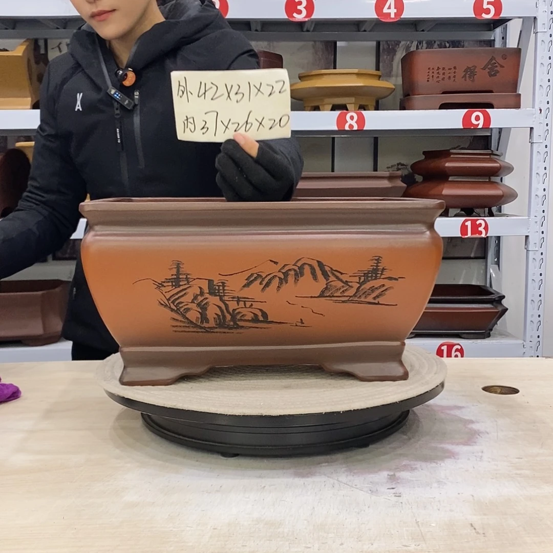 紫砂花盆紫砂花盆