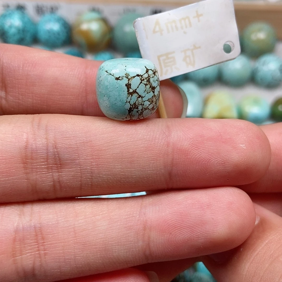 未镶嵌绿松石珠宝半成品