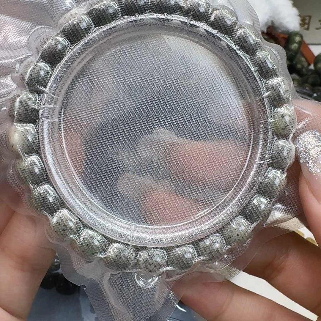 星月菩提手串26殿堂卡姿兰绿包白星月菩提98桶单圈