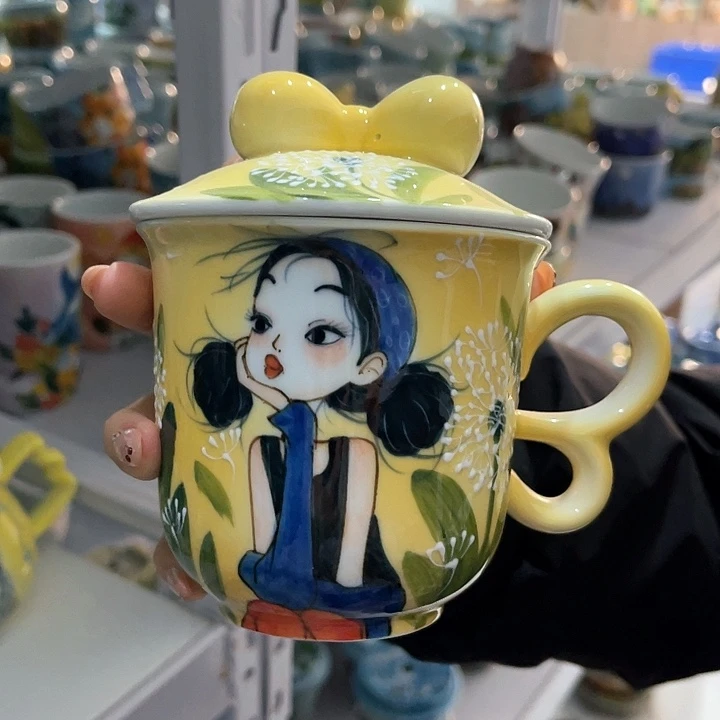 陶景德镇釉下手绘陶瓷