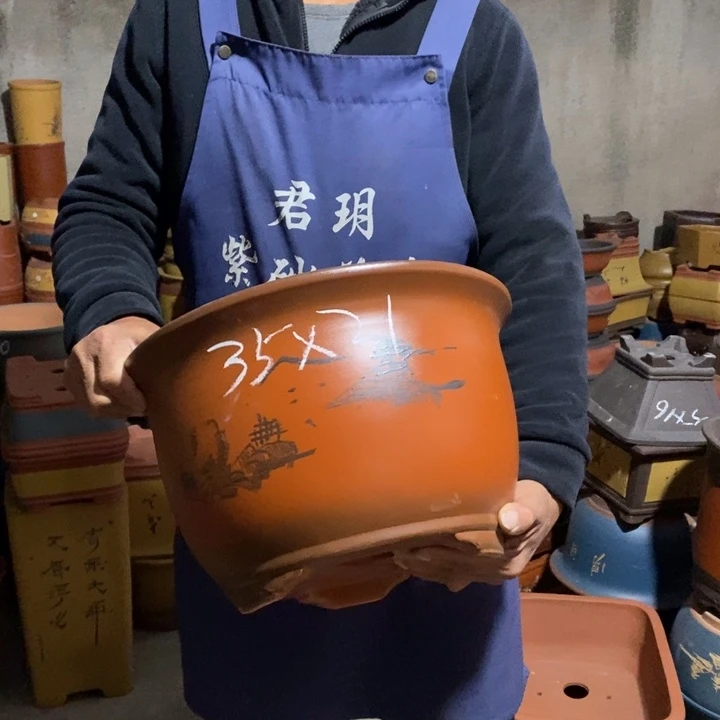 紫砂花盆紫砂花盆盆栽花卉苗木种植