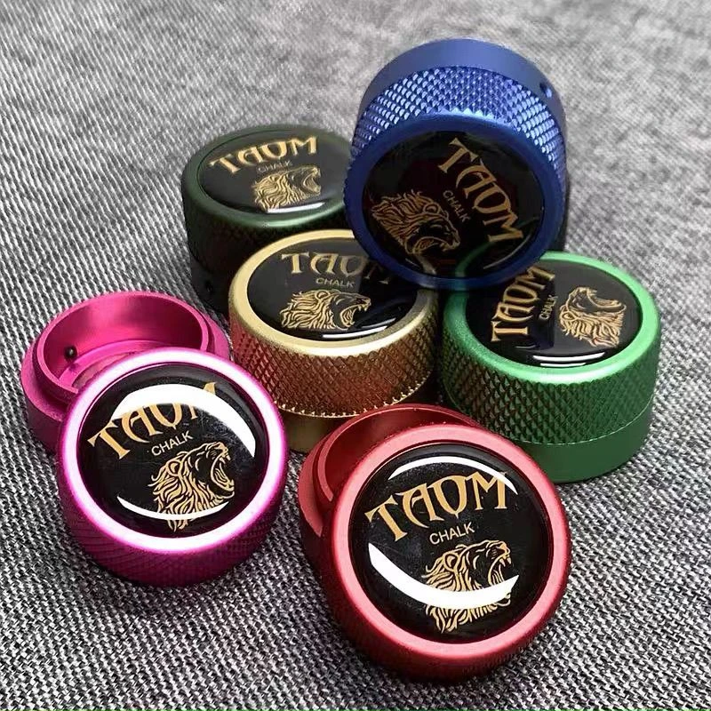 塔悟姆巧克盒强磁巧克盒圆形盒台球配件保护台球用品强磁吸附