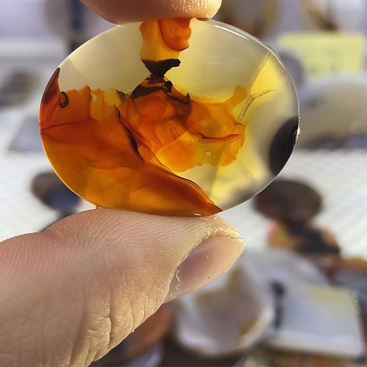 玛瑙/玉髓合金颈饰