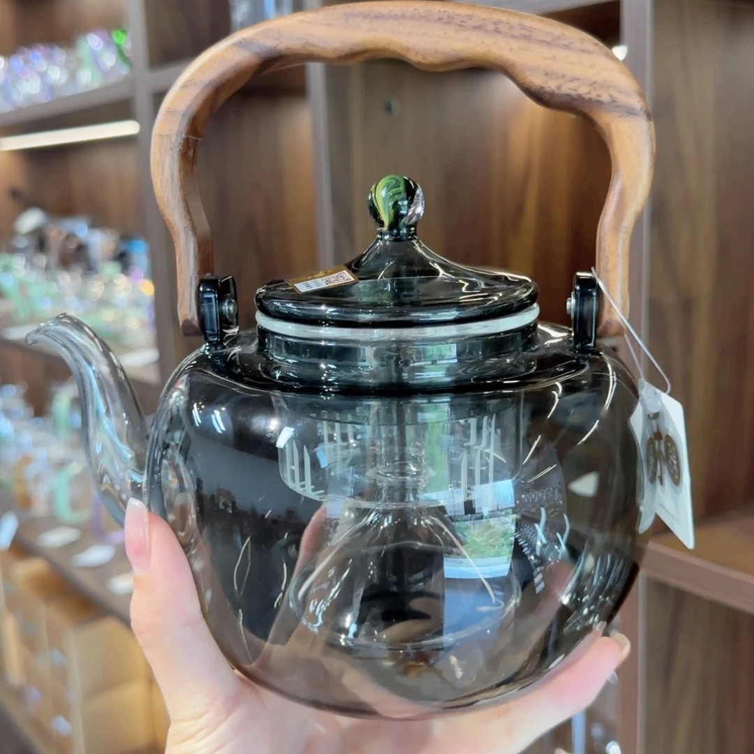 禾器烟灰色山雅壶