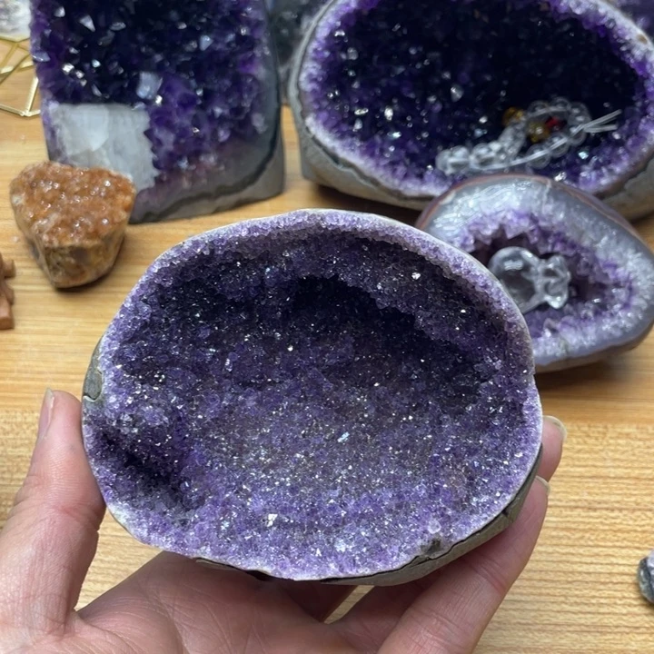紫晶钱袋子未镶嵌