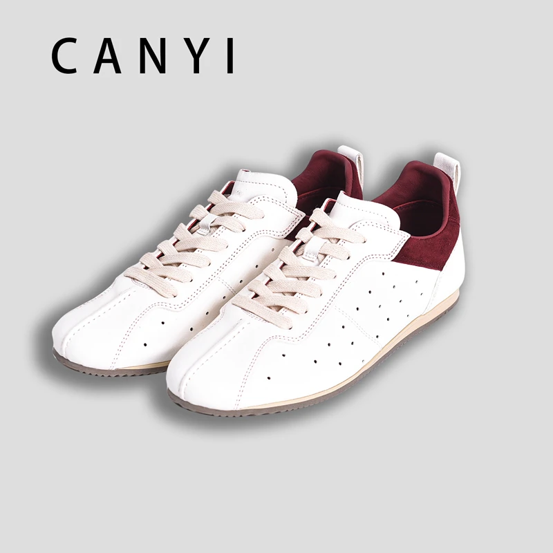 【璨衣】复古极简风 打孔舒适透气 百搭时尚川字头德训鞋701