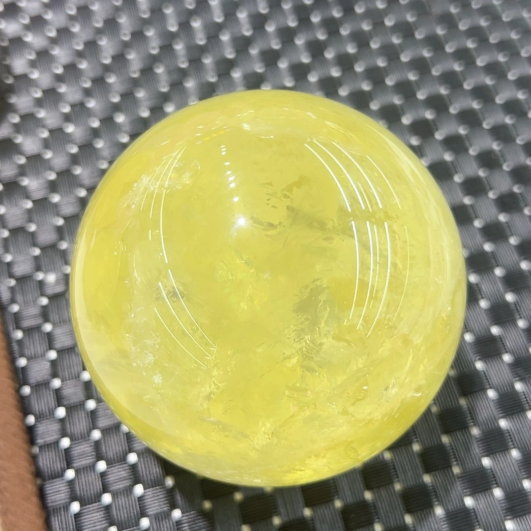 水晶水晶球摆件未镶嵌蓝**头