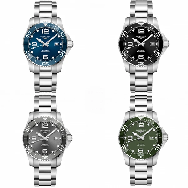 99新 Longines/浪琴 陶瓷圈康卡斯/自动机械