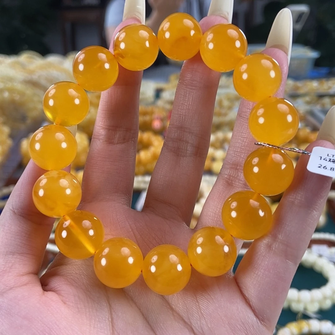 琥珀未镶嵌珠宝奇石14 26..82 鸡油红