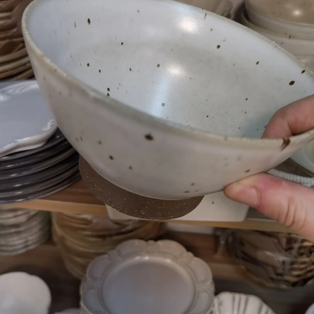 瓷片正品粗陶面碗一个