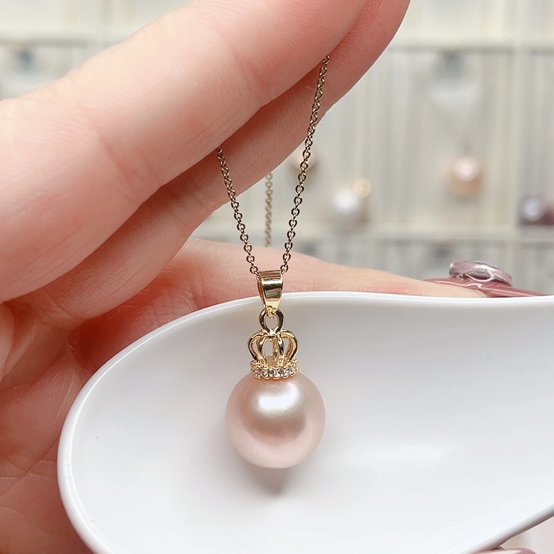 淡水珍珠吊坠(赠链)合金