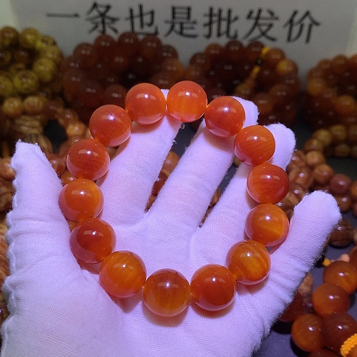 松木（琥珀木）手串/手链1.6 包浆高货