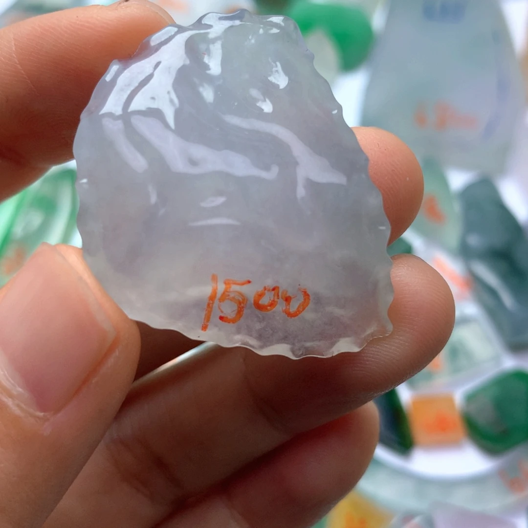 定制翡翠未镶嵌夏**风天然翡翠